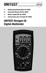 Unitest Hexagon 55 Mode D'emploi