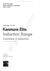 Kenmore Elite 970- 6601 Serie Guide D'utilisation Et D'entretien