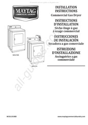 Maytag MDG17MN Instructions D'installation