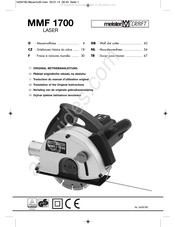 MeisterCraft MMF 1700 Traduction Du Manuel D'utilisation Original