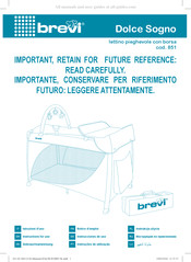 Brevi Dolce Sogno 851 Notice D'emploi