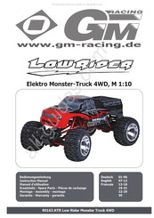 GM Racing LOWRIDER 90163.RTR Manuel D'utilisation