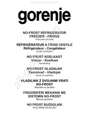 Gorenje nrf7181aw Guide D'utilisation