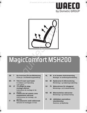 Dometic WAECO MagicComfort MSH200 Instructions De Montage Et De Service