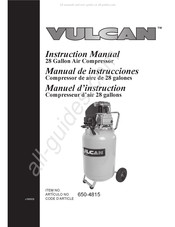 Vulcan 650-4815 Manuel D'instruction