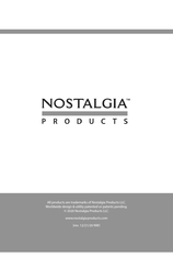 NOSTALGIA PRODUCTS CLRB3PCRR Consignes Et Recettes