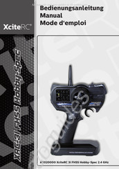 XciteRC 3i FHSS Hobby-Spec Mode D'emploi