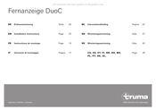 Truma Fernanzeige DuoC Instructions De Montage