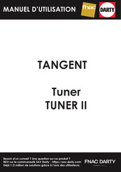 Tangent Danmark Tuner II Mode D'emploi