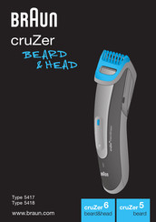 Braun cruZer6 beard&head Mode D'emploi