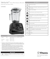 Vitamix Venturist VM0185B Mode D'emploi