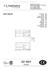 Holmatro EHW 1650 RC Mode D'emploi