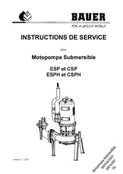 Bauer ESPH 5,5 Instructions De Service
