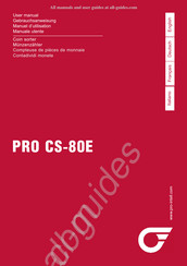 PRO Intellect Technology CS-80E Manuel D'utilisation