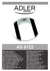 Adler europe AD 8122 Mode D'emploi