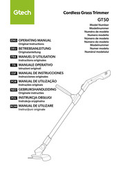 Gtech GT50 Manuel D'utilisation