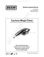 Beem Cyclone Mega-Clean Notice D'utilisation