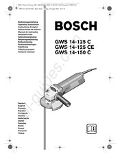 Bosch GWS 14-150 C Instructions D'emploi