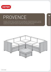 Keter Provence Instructions D'assemblage