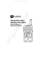 Audiovox FR-1438-2 Manuel D'utilisation