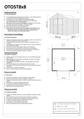 Bertilo OTOST8x8 Instructions D'assemblage