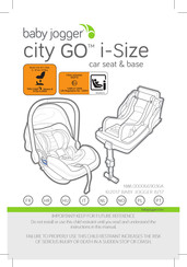 Baby Jogger city GO i-Size Mode D'emploi