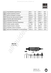 Schneider Airsystems D 322 301 Notice D'utilisation D'origine