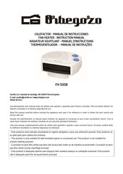 Orbegozo FH 5008 Manuel D'instructions