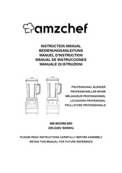 amzchef MS-802 Manuel D'instruction