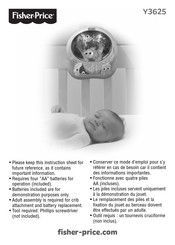 Fisher-Price Y3625 Mode D'emploi