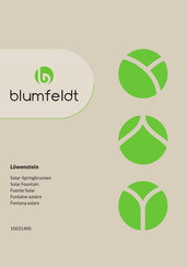 Blumfeldt 10031400 Mode D'emploi