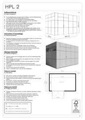 Bertilo HPL 2 Instructions D'assemblage
