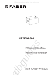 Faber WIREBOX Instructions D'utilisation