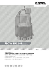 Conel FLOW TP12-N Instructions D'installation Et D'utilisation