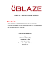 BLAZE 42 Mode D'emploi