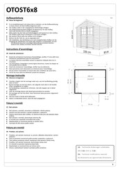 Bertilo OTOST6x8 Instructions D'assemblage