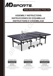 MD SPORTS TTT215_117D Instructions D'assemblage