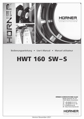 Hürner HWT 160 SW-S Manuel Utilisateur