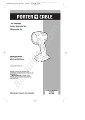 Porter Cable PCL180L Manuel D'instructions