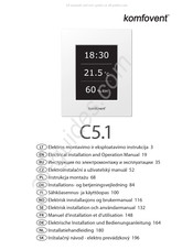 Komfovent C5.1 Manuel D'installation Et D'utilisation