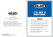 HJC CS-MX II Manuel Du Propriétaire