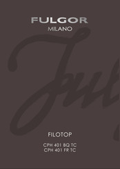 Fulgor Milano FILOTOP CPH 401 BQ TC Mode D'emploi