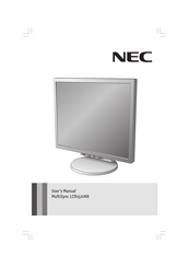 NEC MultiSync LCD1570NX Mode D'emploi