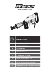 F.F. Group DH 15-30 PRO Notice Originale