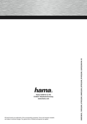 Hama SL 710 Mode D'emploi