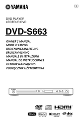 Yamaha DVD-S663 Mode D'emploi