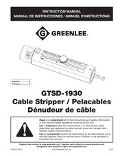 Greenlee GTSD-1930 Manuel D'instructions