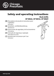 Chicago Pneumatic CP 0069 Prescriptions De Sécurité Et Instructions Pour L'opérateur