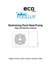 Poollux ECO style 10 Manuel D'utilisation Et De Service