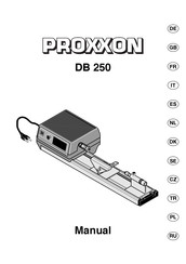 Proxxon DB 250 Manuel